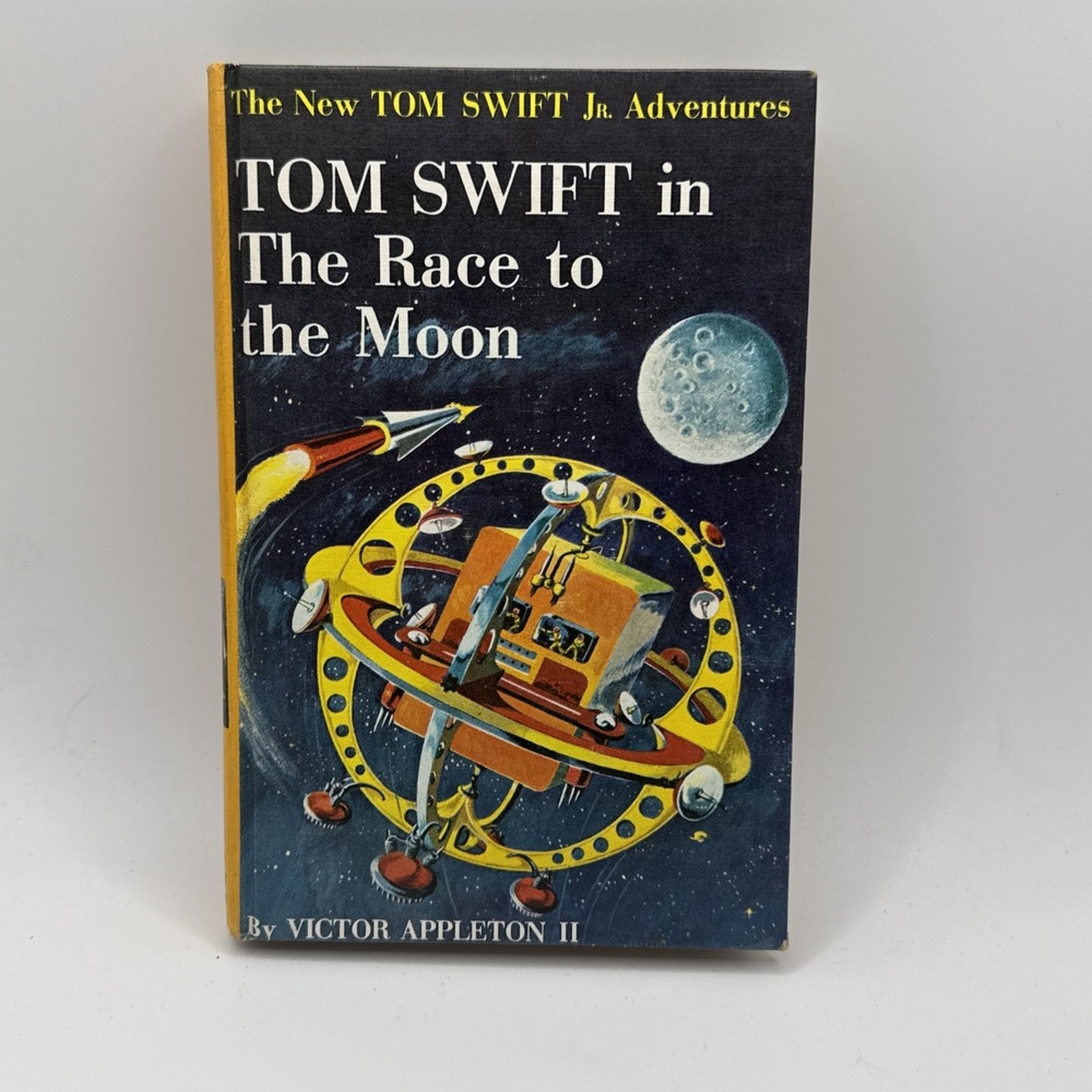 TOM SWIFT IN THE RACE TO THE MOON (9112) Vintage 1958 by Victor Appleton II-NICE